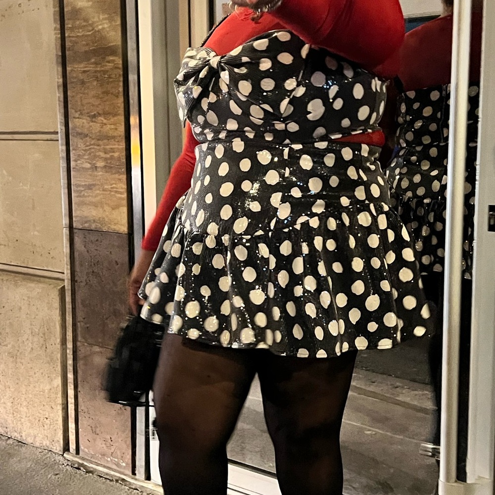 Sequins Polka Dot Two-Piece Set - image 3